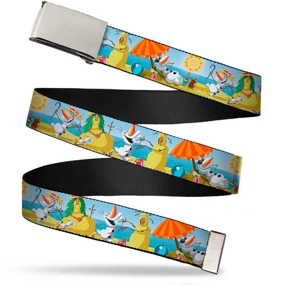 4999 Unisex-Adult's Web Belt Frozen1.5, Frozen, 1.5" Wide-Fits up to 42"